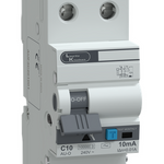 AU-O RCBO Standard 30° AC 2P C10 10mA