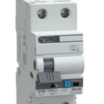 AU-O RCBO Standard 30° AC 2P C10 30mA