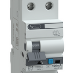 AU-O RCBO Standard 30° AC 2P C10 100mA