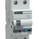 AU-O RCBO Standard 30° AC 2P C20 30mA