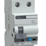AU-O RCBO Standard 30° AC 2P C20 300mA