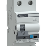 AU-O RCBO Standard 30° Adi 2P C10 300mA