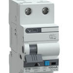 AU-O RCBO Standard 30° Adi 2P C16 100mA