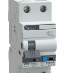 AU-O RCBO Standard 30° Adi 2P C20 100mA