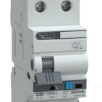 AU-O RCBO Standard 30° Adi 2P C20 300mA