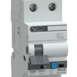 Lauritz Knudsen AU Standard RCBO, 2 Pole, C Curve, Adi 10 kA, 30 mA, 25A, 240V | Suitable for isolation | with Added Immunity