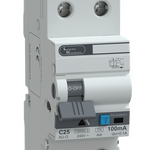AU-O RCBO Standard 30° Adi 2P C25 100mA