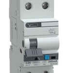 AU-O RCBO Standard 30° Adi 2P C25 300mA
