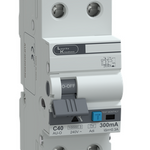AU-O RCBO Standard 30° Adi 2P C40 300mA