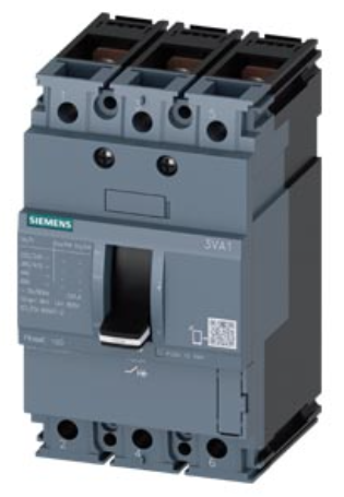 circuit breaker 3VA1 IEC Frame 100 breaking capacity class N Icu=25 kA @ 415 V 3-pole, line protection TM210, FTFM, In=32 A overload protection Ir=32 A permanently set short-circuit protection Ii=10 x In nut keeper kit