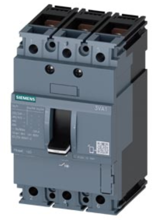 circuit breaker 3VA1 IEC Frame 100 breaking capacity class S Icu=36 kA @ 415 V 3-pole, line protection TM210, FTFM, In=16 A overload protection Ir=16 A permanently set short-circuit protection Ii=20 x In nut keeper kit
