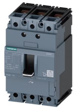 circuit breaker 3VA1 IEC Frame 100 breaking capacity class S Icu=36 kA @ 415 V 3-pole, line protection TM210, FTFM, In=25 A overload protection Ir=25 A permanently set short-circuit protection Ii=12.8 x In nut keeper kit