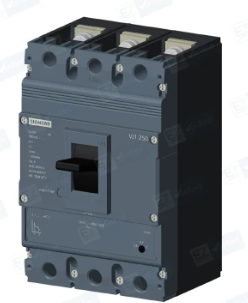 circuit breaker 3VJ1 IEC framesize 3VJ10 125A line protection ATFM 3-pole Icu=10kA@415V Ics=100% Icu In=63A overload protection Ir=50.4A..63A short-circuit protection Ii=850A Screw connection