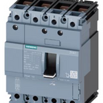 circuit breaker 3VA1 IEC Frame 160 breaking capacity class S Icu=36 kA @ 415 V 4-pole, line protection TM210, FTFM, In=50 A overload protection Ir=50 A permanently set short-circuit protection Ii=10 x In neutral conductor protection 100% nut keeper kit