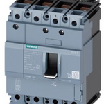 circuit breaker 3VA1 IEC Frame 160 breaking capacity class S Icu=36 kA @ 415 V 4-pole, line protection TM210, FTFM, In=125 A overload protection Ir=125 A permanently set short-circuit protection Ii=10 x In neutral conductor protection 100% nut keeper kit
