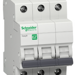 Miniature circuit breaker, Easy9, 3P, 10 A, C curve, 10000 A