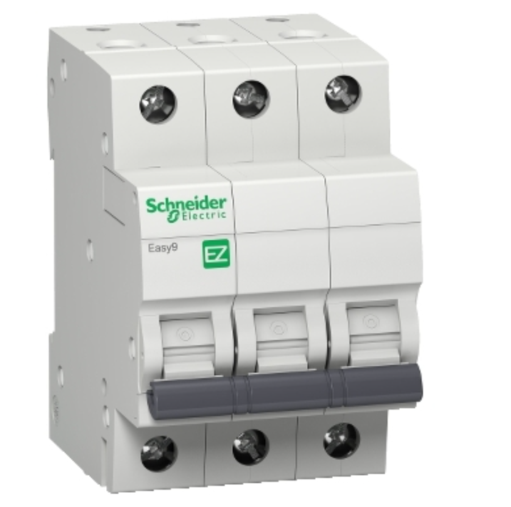 Miniature circuit breaker, Easy9, 3P, 32 A, C curve, 10000 A
