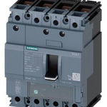 circuit breaker 3VA1 IEC Frame 160 breaking capacity class N Icu=25 kA @ 415 V 4-pole, line protection TM220, ATFM, In=25 A overload protection Ir=18 A...25 A short-circuit protection Ii=12.8 x In neutral conductor protection 100% nut keeper kit