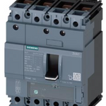 circuit breaker 3VA1 IEC Frame 160 breaking capacity class N Icu=25 kA @ 415 V 4-pole, line protection TM220, ATFM, In=50 A overload protection Ir=35 A...50 A short-circuit protection Ii=10 x In neutral conductor protection 100% nut keeper kit