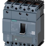 circuit breaker 3VA1 IEC Frame 160 breaking capacity class M Icu=55 kA @ 415 V 4-pole, line protection TM220, ATFM, In=16 A overload protection Ir=11 A...16 A short-circuit protection Ii=20 x In neutral conductor protection 100% nut keeper kit