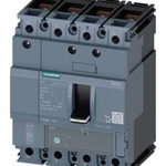 circuit breaker 3VA1 IEC Frame 160 breaking capacity class M Icu=55 kA @ 415 V 4-pole, line protection TM220, ATFM, In=32 A overload protection Ir=22 A...32 A short-circuit protection Ii=10 x In neutral conductor protection 100% nut keeper kit