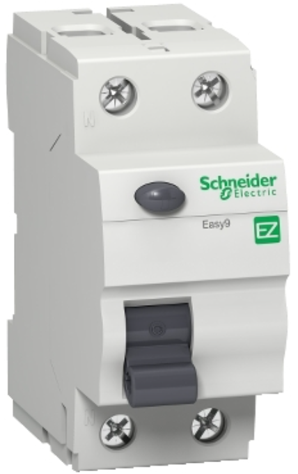 Easy9 Residual Current Circuit Breaker - 2P - 40A - 100mA - AC type - 240V