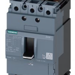 circuit breaker 3VA1 IEC Frame 160 breaking capacity class H Icu=70 kA @ 415 V 3-pole, starter protection TM110M, FM, In=1 A without overload protection short-circuit protection Ii=15 x In nut keeper kit