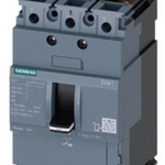 circuit breaker 3VA1 IEC Frame 160 breaking capacity class H Icu=70 kA @ 415 V 3-pole, starter protection TM110M, FM, In=8 A without overload protection short-circuit protection Ii=15 x In nut keeper kit