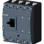 circuit breaker 3VJ1 IEC framesize 3VJ11 125A line protection ATFM 4-pole Icu=55kA@415V Ics=75% Icu In=100A overload protection Ir=80A...100A short-circuit protection Ii=10 x In Screw connection