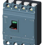 circuit breaker 3VJ1 IEC framesize 3VJ14 630A line protection ATFM 4-pole Icu=55kA@415V Ics=75% Icu In=500A overload protection Ir=400A..500A short-circuit protection Ii=10 x In Screw connection