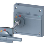 door mounted rotary operator standard IEC IP65 with door interlock accessory for: 3VA15/25/26
