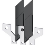 bus connectors broadened front mounted; 3 units extended pole-center distance for India