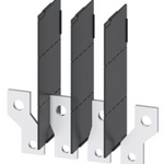 bus connectors broadened front mounted; 4 units extended pole-center distance for India