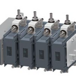 SINOPLUS, onload changeover switches 3KJ0, manually operated, size 2, 4-pole, in open execution, Iu: 200 A, Ue AC: 415 V, Ie at AC-23 A at 415 V: 200 A