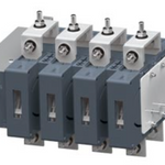SINOPLUS, onload changeover switches 3KJ0, manually operated, size 3, 4-pole, in open execution, Iu: 630 A, Ue AC: 415 V, Ie at AC-23 A at 415 V: 630 A