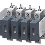 SINOPLUS, onload changeover switches 3KJ0, manually operated, size 3, 4-pole, in open execution, Iu: 800 A, Ue AC: 415 V, Ie at AC-22 A at 415 V: 800 A