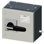 SINOPLUS, onload changeover switches 3KJ1, manually operated, size 1, 4-pole, in enclosed execution Iu: 63 A, Ue AC: 415 V, Ie at AC-23 A at 415 V: 63 A