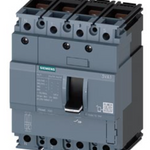 circuit breaker 3VA1 IEC Frame 100 breaking capacity class B Icu=16 kA @ 415 V 4-pole, line protection TM210, FTFM, In=16 A overload protection Ir=16 A permanently set short-circuit protection Ii=20 x In N conductor unprotected nut keeper kit