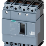Siemens Sentron 3VM1 MCCB 25 A, 4 Pole, 16 kA, Fixed Overload & Fixed Short Circuit Settings, Thermal Magnetic Trip Unit (FTFM) | 3VM10252ED420AA0