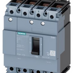 circuit breaker 3VM1 IEC frame 100 breaking capacity class B Icu=16kA @ 415V 4-pole, line protection TM210, FTFM, In=50A overload protection Ir=50A, not adjustable short-circuit protection