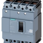 circuit breaker 3VM1 IEC frame 100 breaking capacity class B Icu=16kA @ 415V 4-pole, line protection TM210, FTFM, In=63A overload protection Ir=63A, not adjustable short-circuit protection