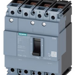 circuit breaker 3VM1 IEC frame 100 breaking capacity class B Icu=16kA @ 415V 4-pole, line protection TM210, FTFM, In=100A overload protection Ir=100A, not adjustable short-circuit protection