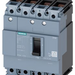 circuit breaker 3VM1 IEC frame 100 breaking capacity class N Icu=25kA @ 415V 4-pole, line protection TM210, FTFM, In=20A overload protection Ir=20A, not adjustable short-circuit protection