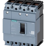 circuit breaker 3VM1 IEC frame 100 breaking capacity class N Icu=25kA @ 415V 4-pole, line protection TM210, FTFM, In=40A overload protection Ir=40A, not adjustable short-circuit protection