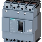 circuit breaker 3VM1 IEC frame 160 breaking capacity class N Icu=25kA @ 415V 4-pole, line protection TM210, FTFM, In=125A overload protection Ir=125A, not adjustable short-circuit protection