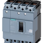 circuit breaker 3VM1 IEC frame 160 breaking capacity class S Icu=36kA @ 415V 4-pole, line protection TM210, FTFM, In=63A overload protection Ir=63A, not adjustable short-circuit protection