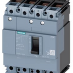 circuit breaker 3VM1 IEC frame 160 breaking capacity class M Icu=55kA @ 415V 4-pole, line protection TM210, FTFM, In=20A overload protection Ir=20A, not adjustable short-circuit protection