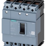circuit breaker 3VM1 IEC frame 160 breaking capacity class M Icu=55kA @ 415V 4-pole, line protection TM210, FTFM, In=50A overload protection Ir=50A, not adjustable short-circuit protection