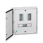 VTPN Distribution board, Easy9, 4 ways, modular i-c 63A, double door metal, IP43