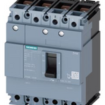 circuit breaker 3VM1 IEC frame 160 breaking capacity class M Icu=55kA @ 415V 4-pole, line protection TM210, FTFM, In=80A overload protection Ir=80A, not adjustable short-circuit protection